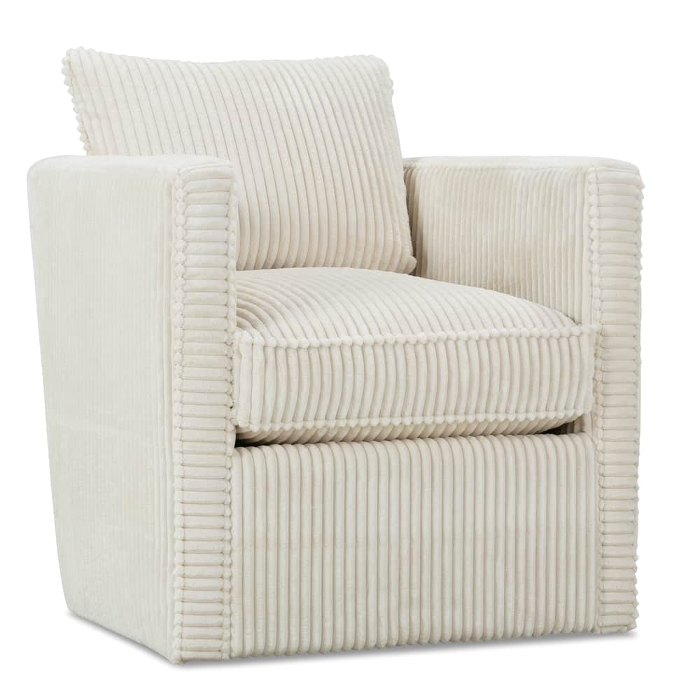 Rowe Furniture Rothko Upholstered Swivel Chair ~ Available To Custom Order in All Fabrics - Image 3