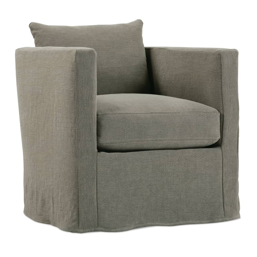 Rowe Furniture Rothko Slipcovered Swivel Chair ~ Available To Custom Order in All Fabrics - Image 2