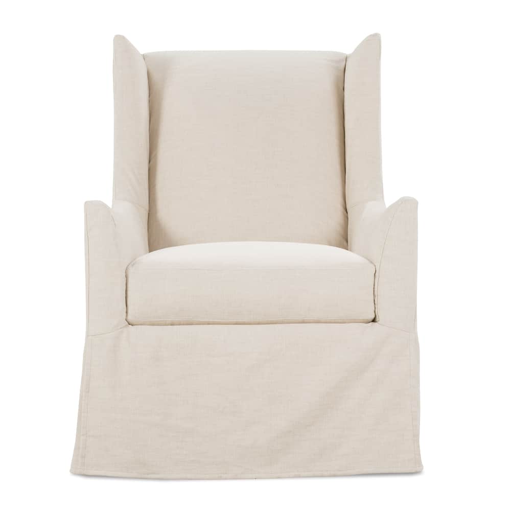 Rowe Furniture Ellory Slipcovered Swivel Chair ~ Available in Swivel Glider Option and To Custom Order in All Fabrics - Image 2