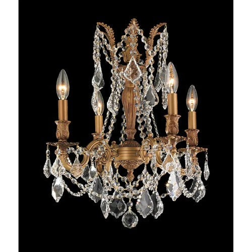 French Gold Four-Light Chandelier - Image 1