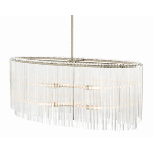 Royalton Clear Oval Four Light Pendant - Image 1