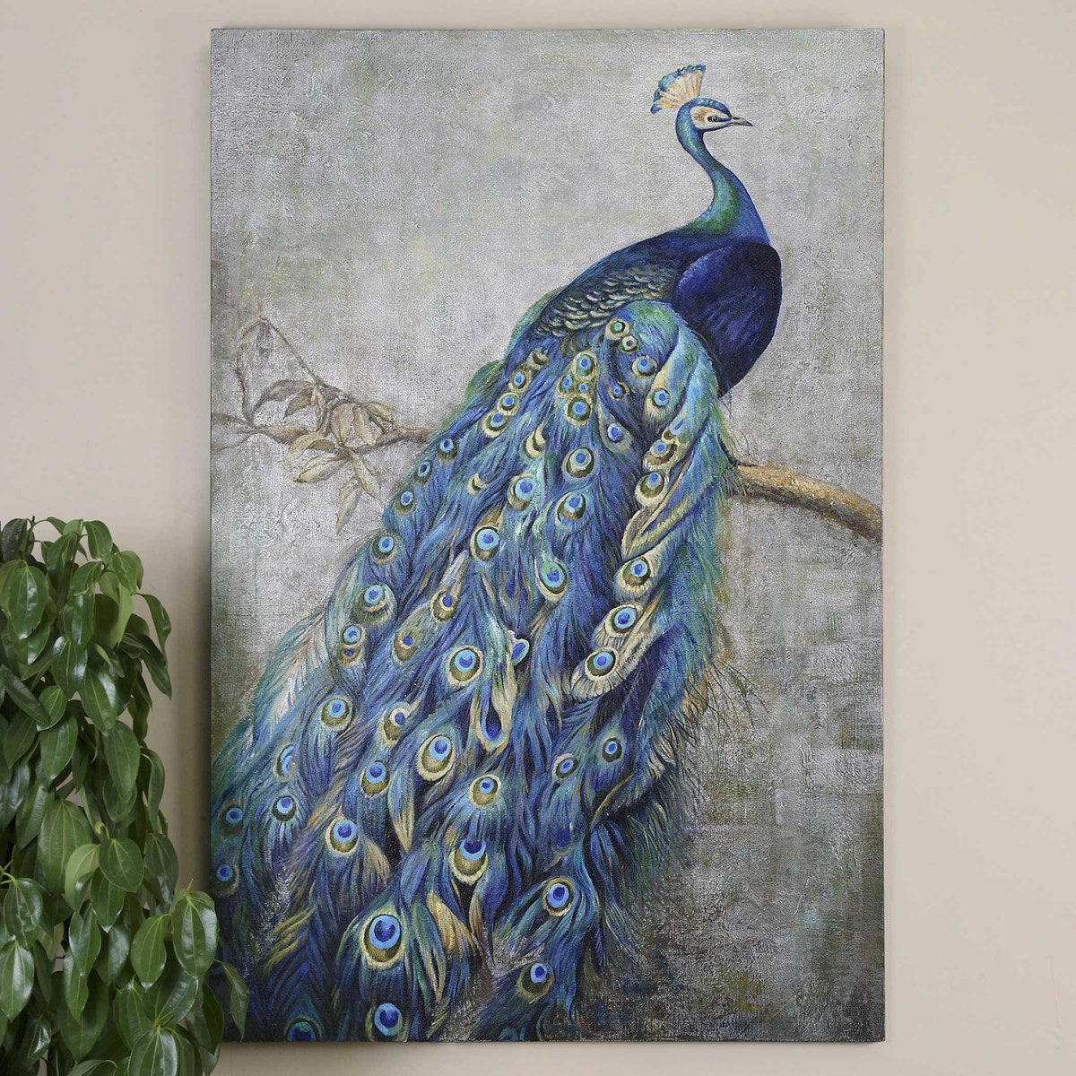 Uttermost Proud Papa Hand Painted Canvas - Image 1
