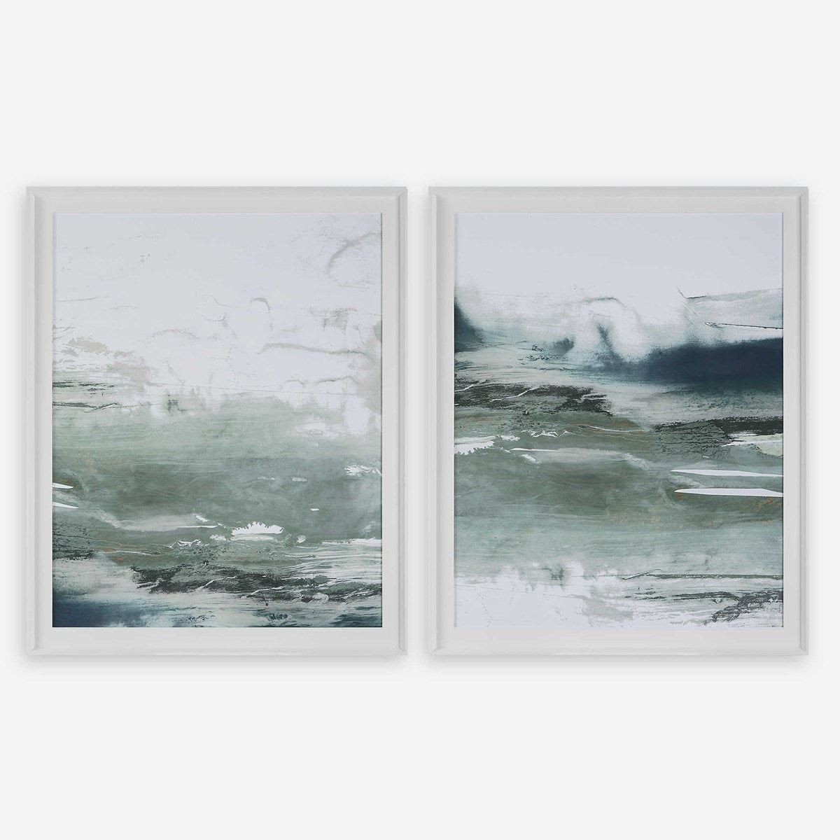 Uttermost Emerald Daze Set of 2 Framed Prints - Image 1