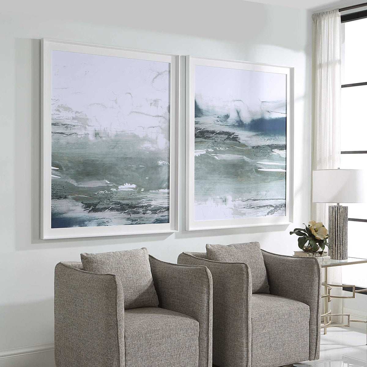 Uttermost Emerald Daze Set of 2 Framed Prints - Image 3