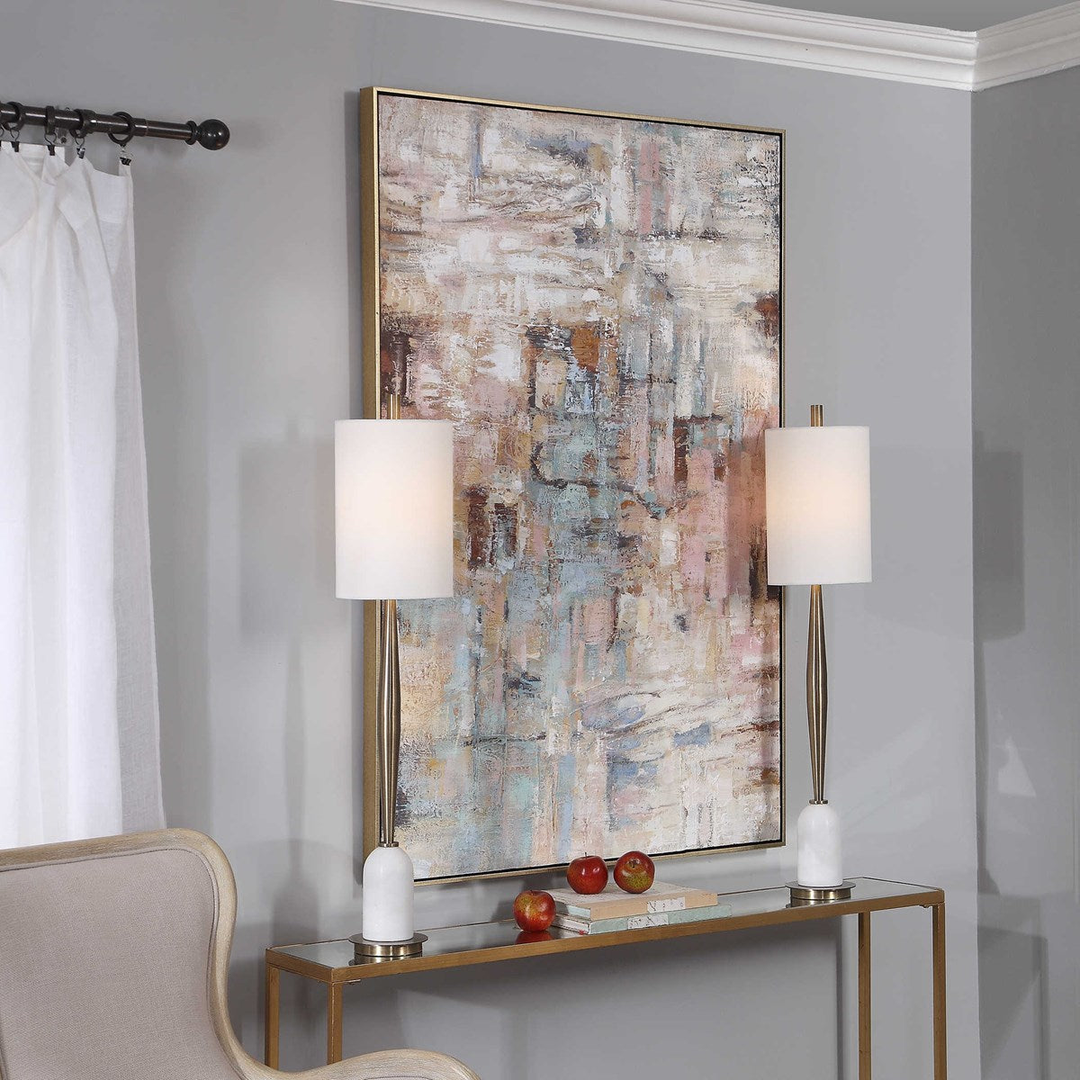 Uttermost Morning Sunrise Hand Painted Canvas - Image 3