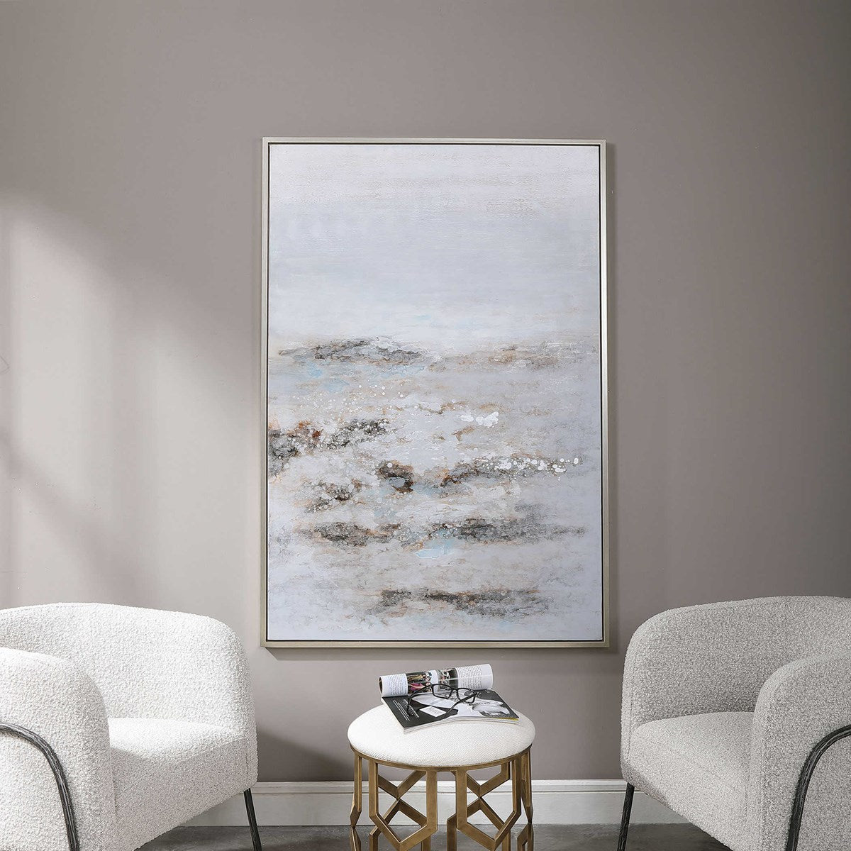 Uttermost Open Plain Hand Painted Canvas - Image 1