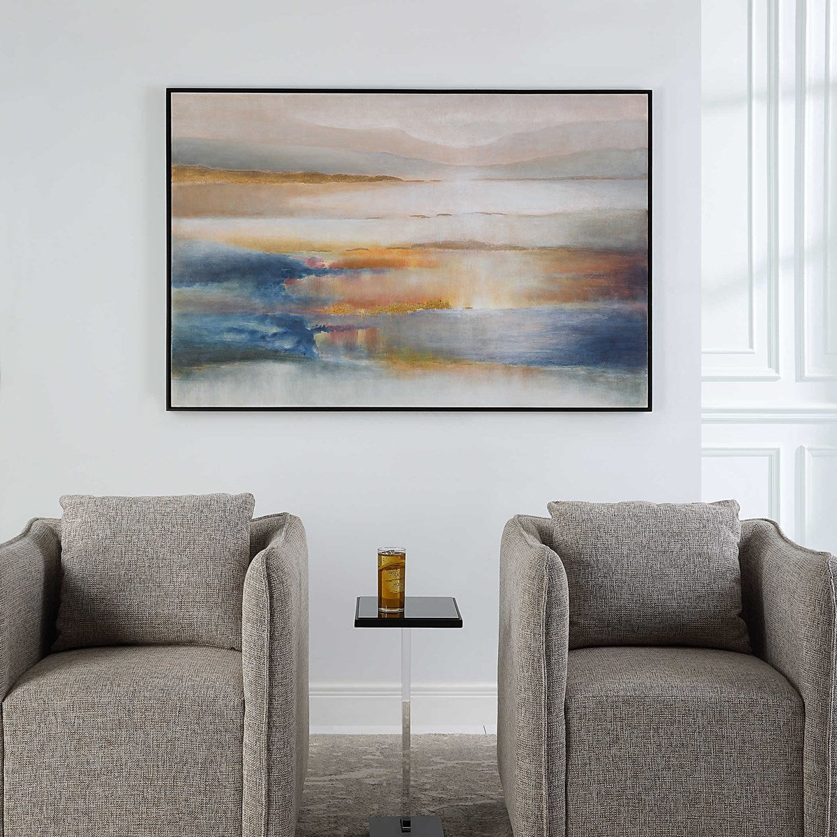 Uttermost Seafaring Dusk Hand Painted Canvas - Image 3