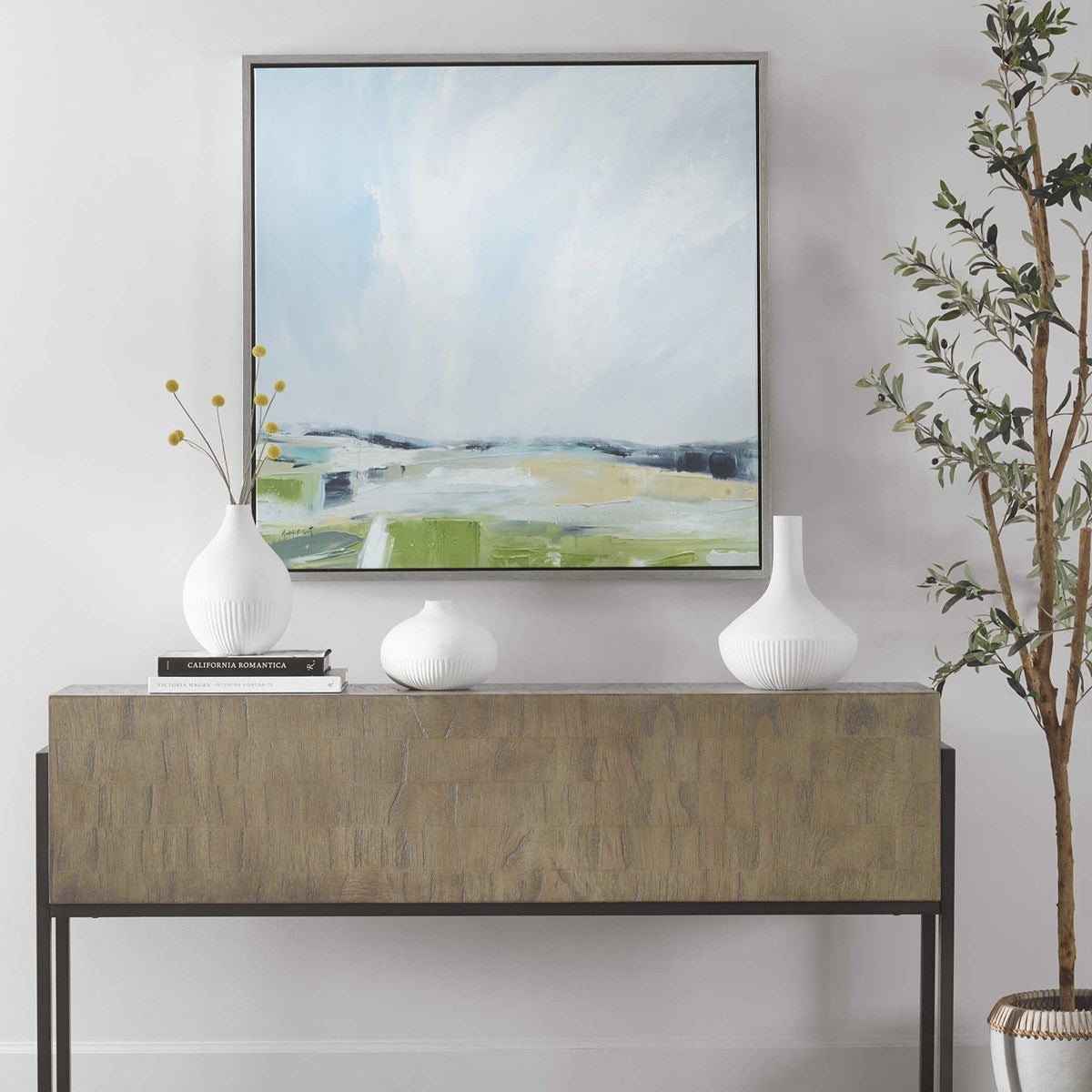 Uttermost For His Glory Abstract Landscape Framed Canvas