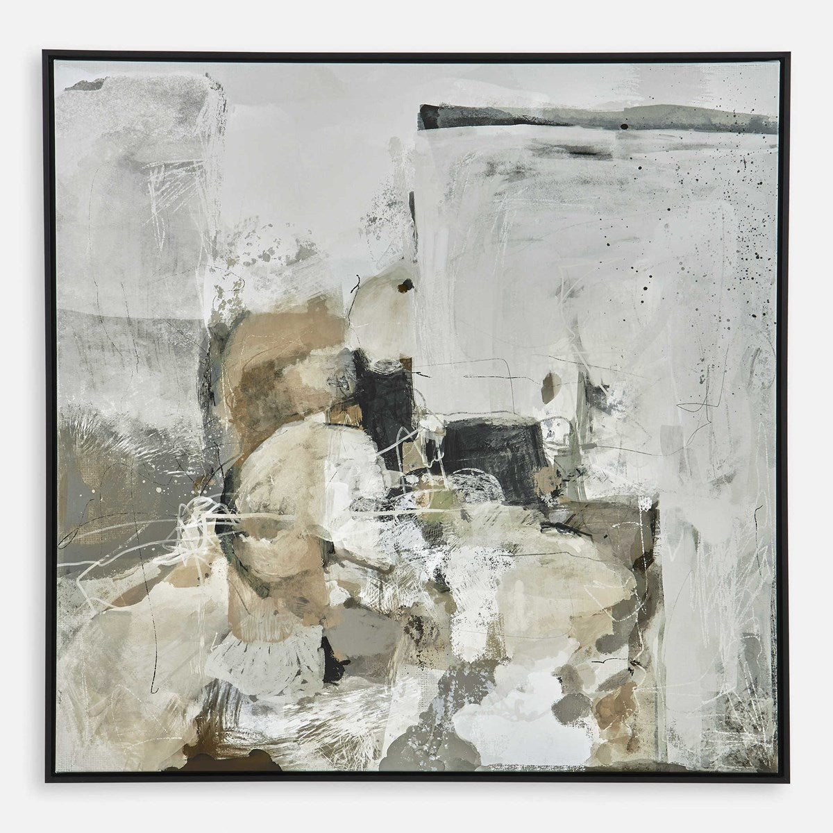 Uttermost Solace I Abstract Framed Canvas - Image 2