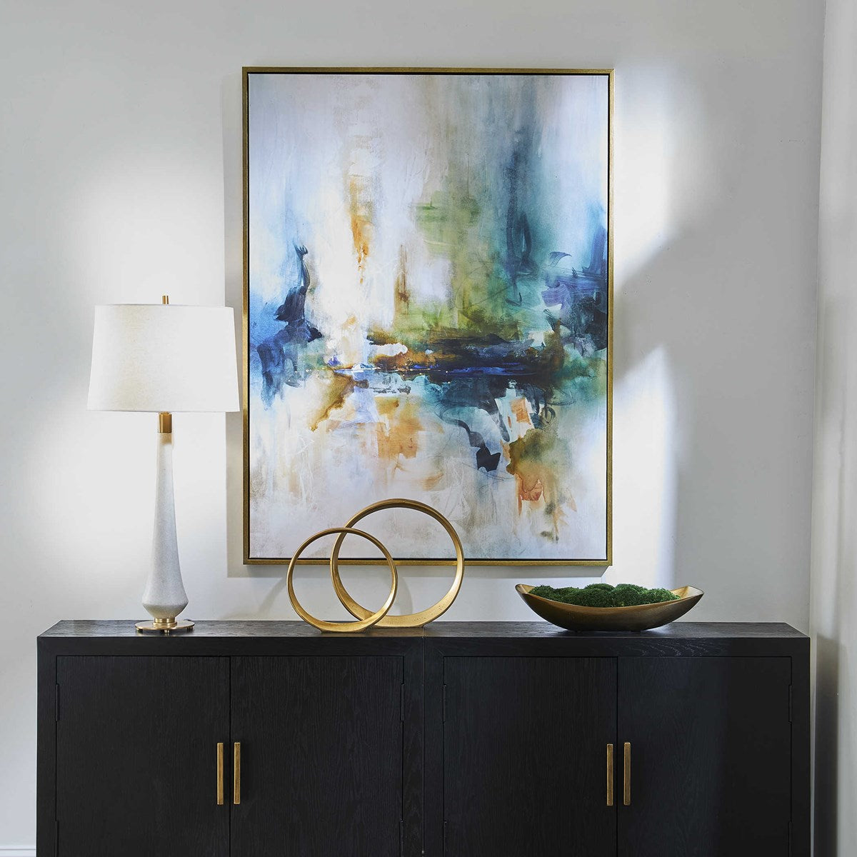 Uttermost Excursion Vibrant Modern Framed Canvas - Image 2