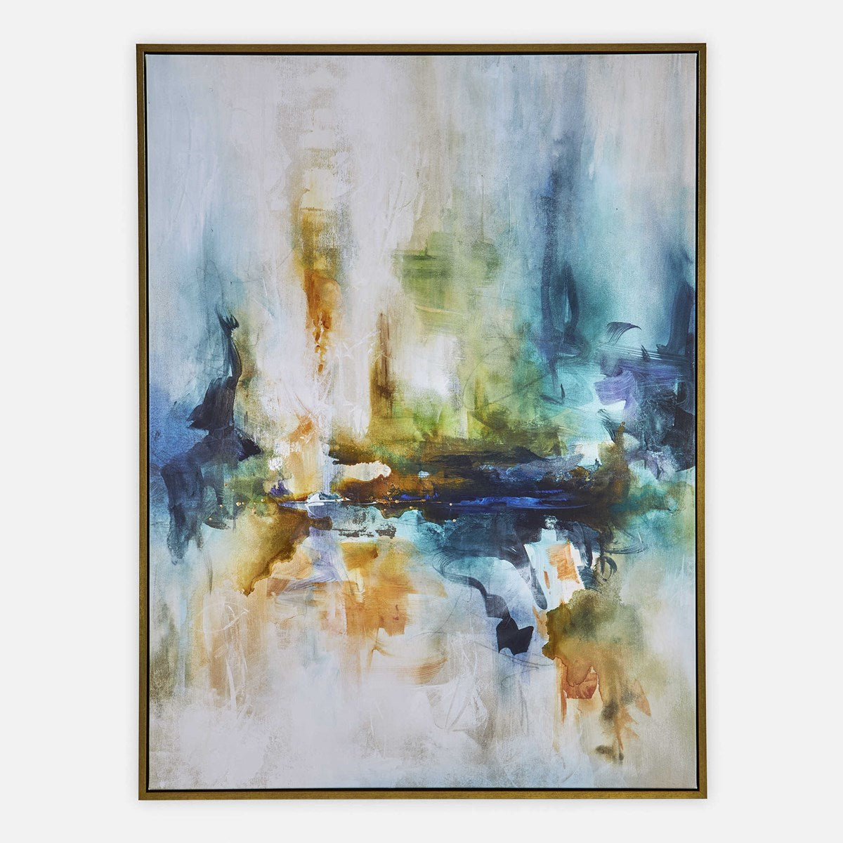Uttermost Excursion Vibrant Modern Framed Canvas