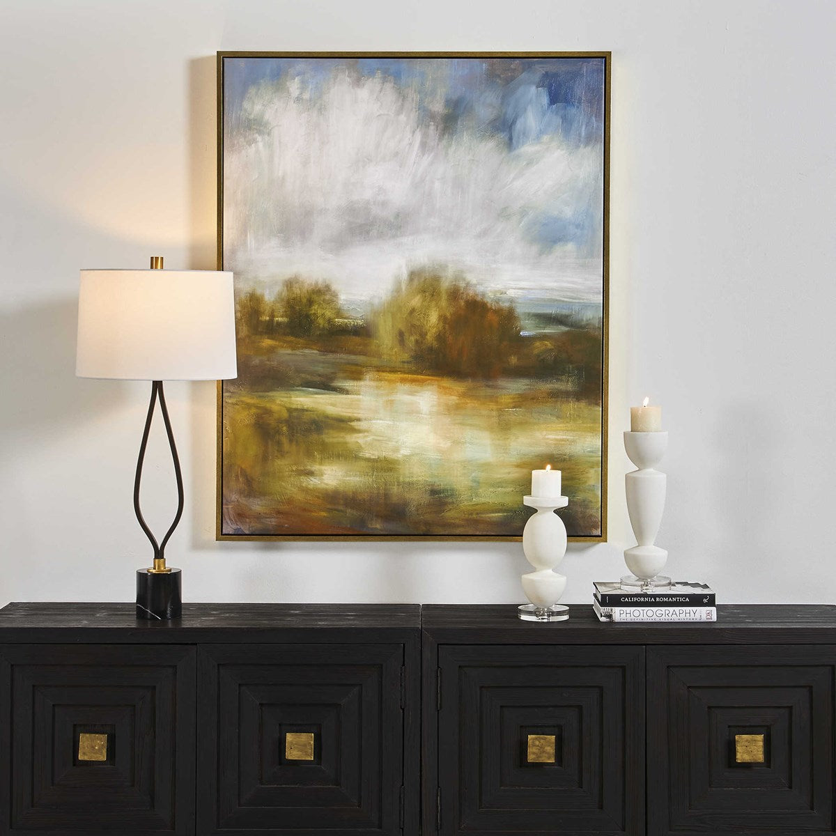 Uttermost John's Field Landscape Framed Canvas - Image 1