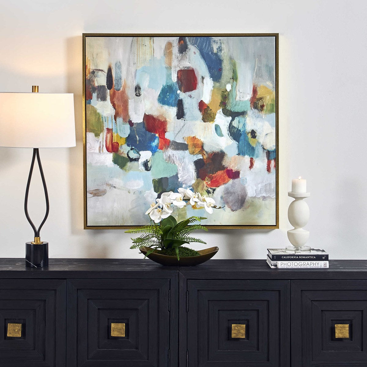 Uttermost As We Say Modern Abstract Framed Canvas - Image 2