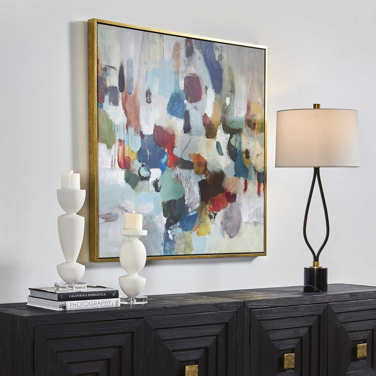 Uttermost As We Say Modern Abstract Framed Canvas - Image 3