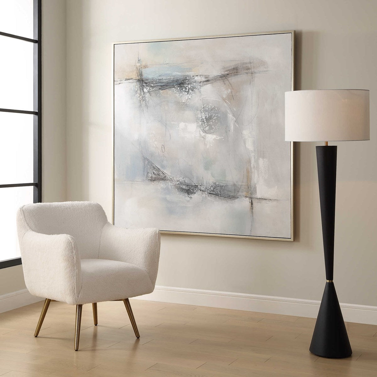 Uttermost Contort Large Hand Painted Canvas - Image 3