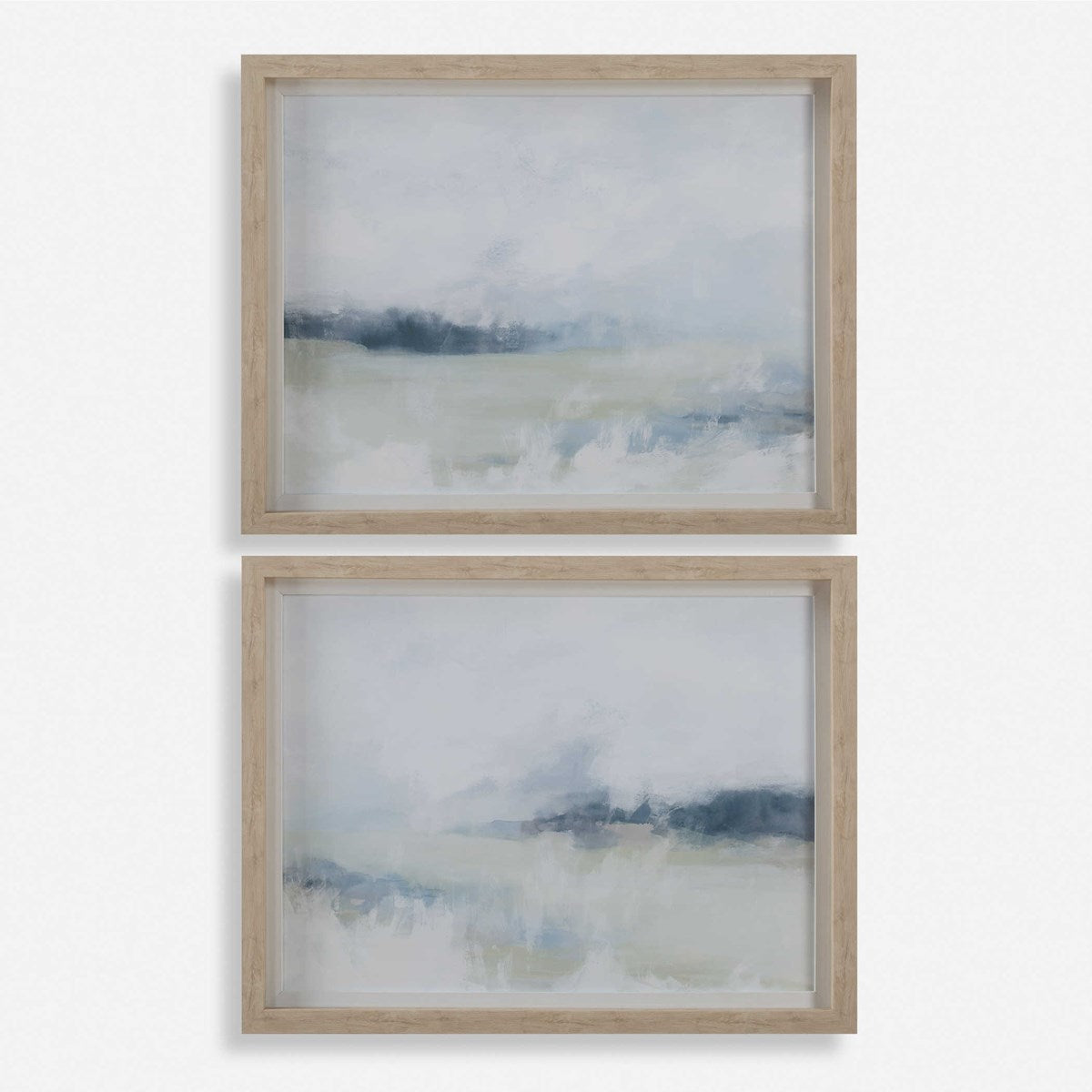 Uttermost Breezy Vista Landscape Watercolor Set of 2 Framed Prints - Image 2