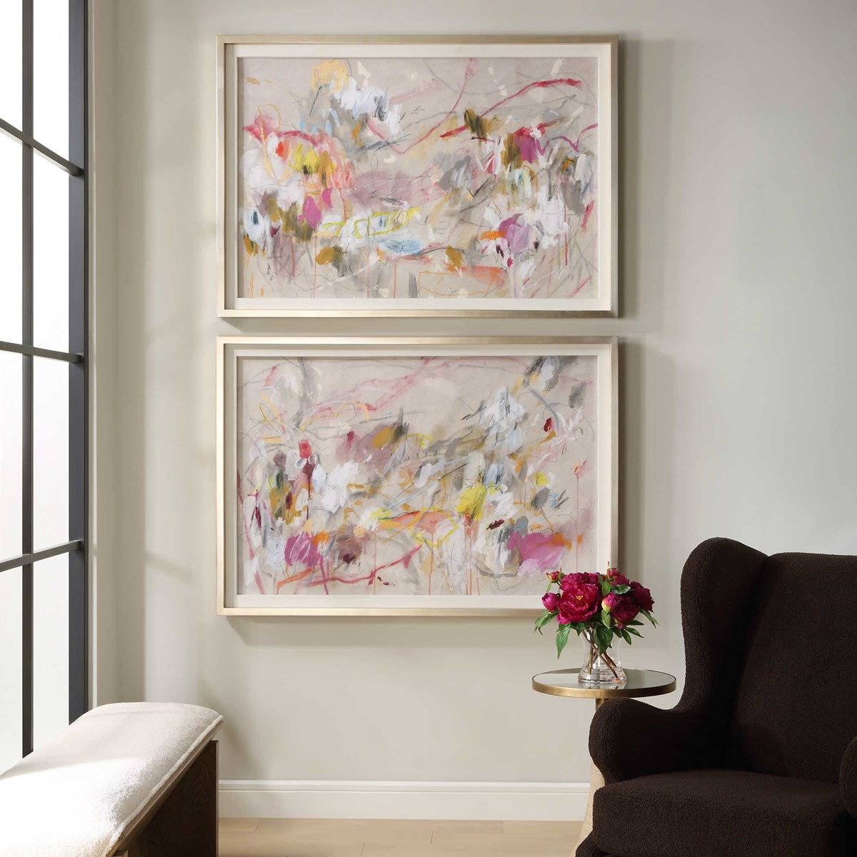 Uttermost Metropolitan Rush Set of 2 Framed Prints - Image 1
