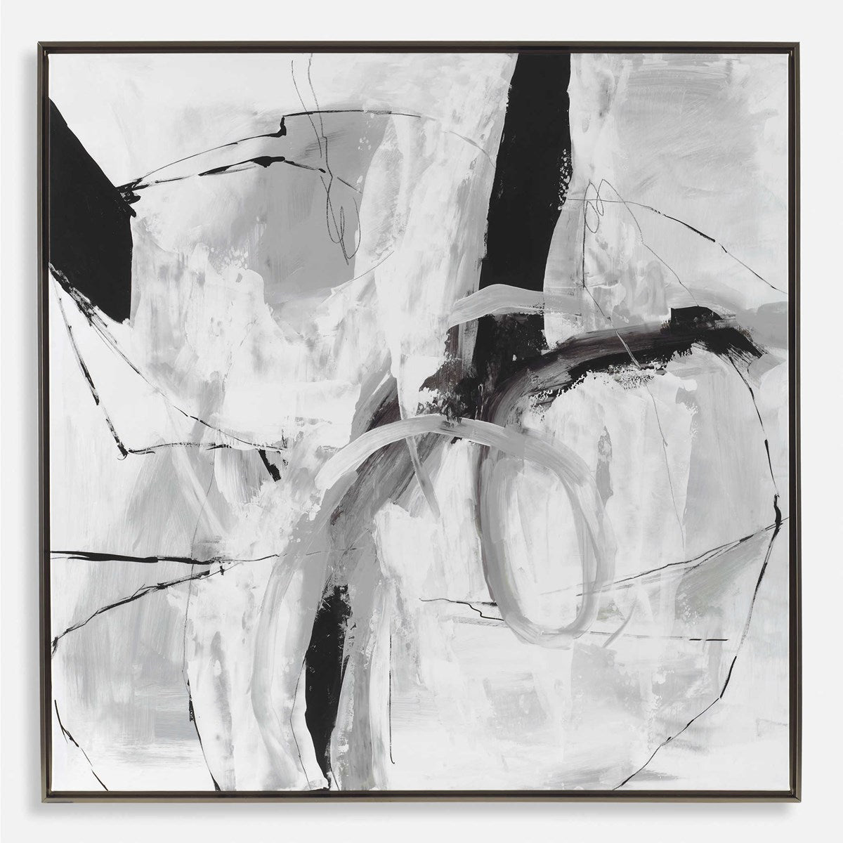 Uttermost Looping Eternity Modern Abstract Framed Canvas - Image 2
