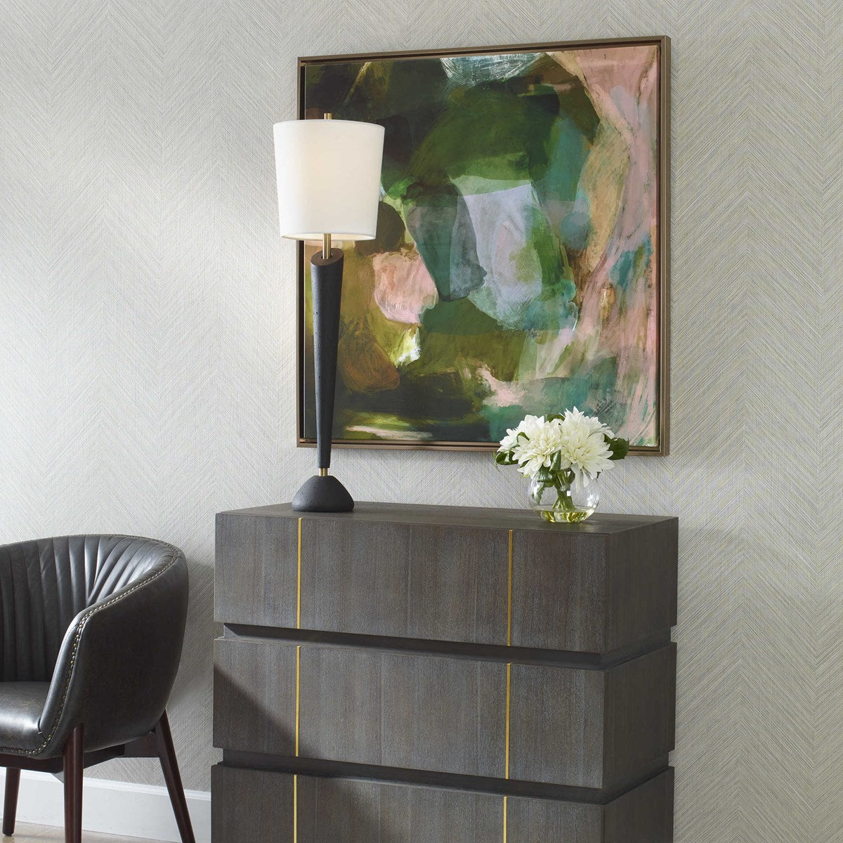 Uttermost Forever Ever Contemporary Framed Canvas - Image 3