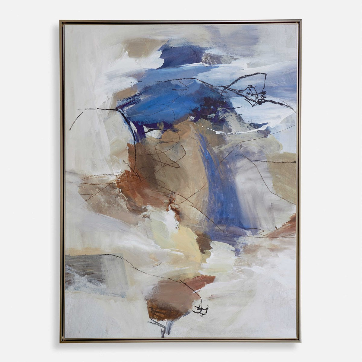 Uttermost Subtle Nuances Abstract Framed Canvas - Image 2