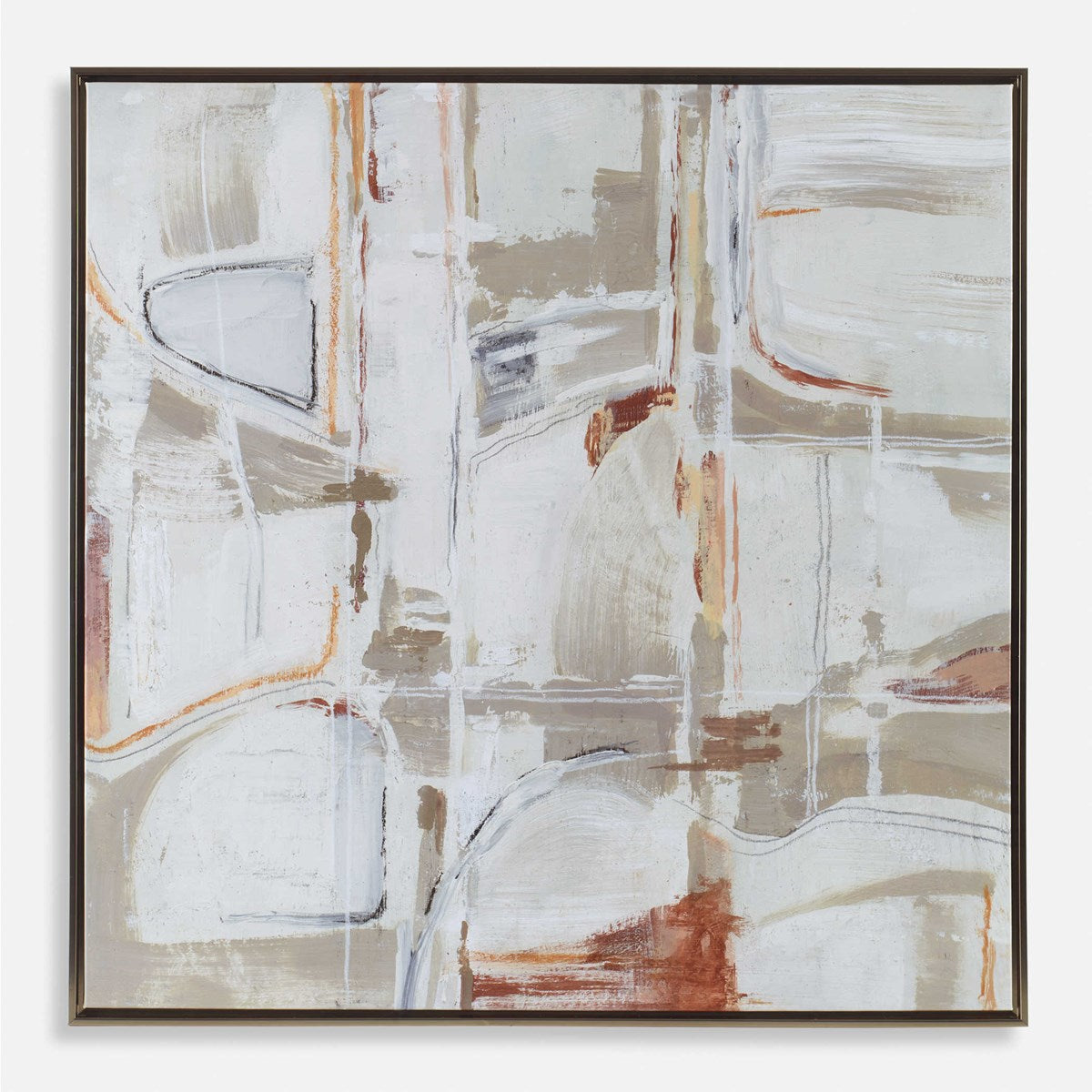 Uttermost Neutral Nirvana Framed Canvas - Image 2