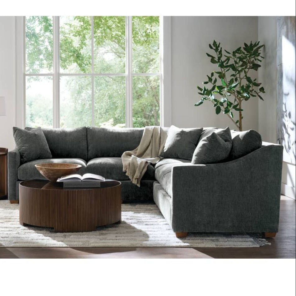 Rowe Furniture Bradford Chenille 111″ x 111″ 2 Piece Sectional ~ Express Collection