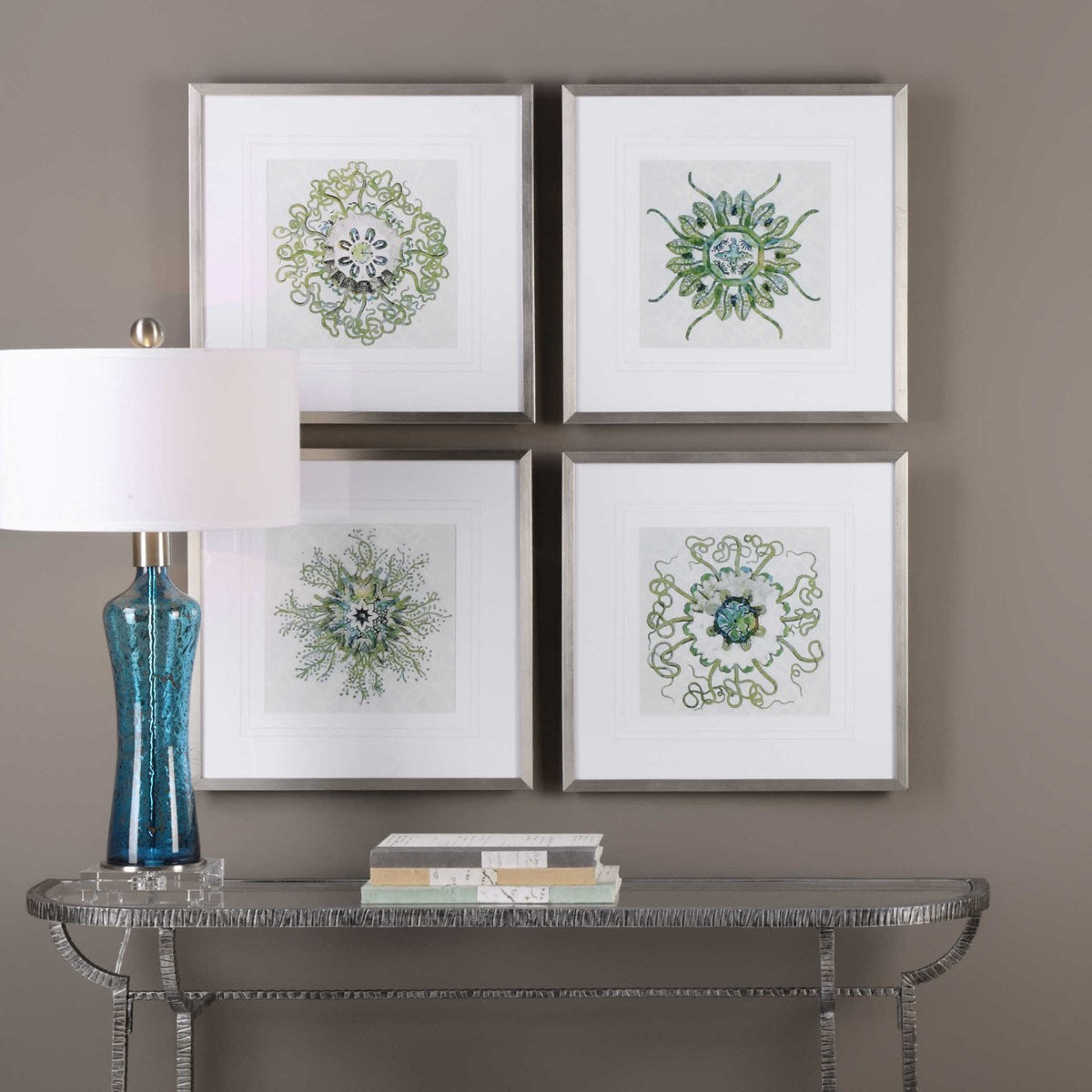 Uttermost Organic Symbols Set of 4 Framed Prints - Image 2