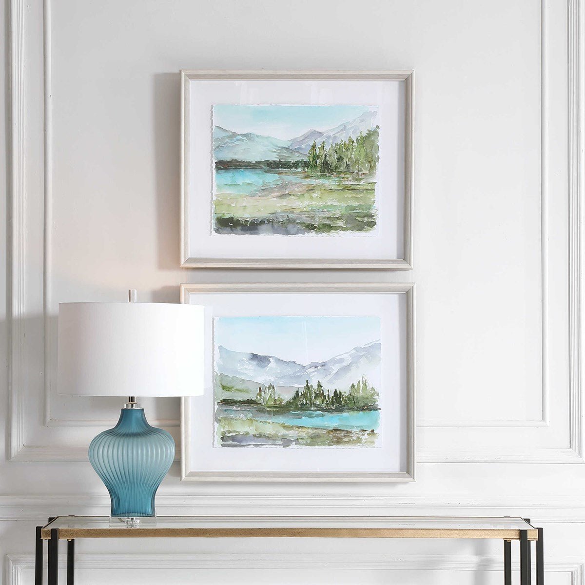 Uttermost Plein Air Reservoir Set of 2 Framed Prints - Image 1