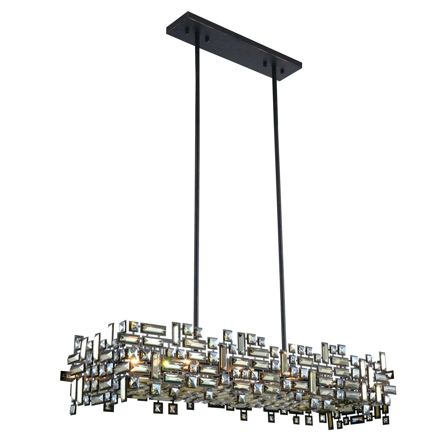Picasso Dark Bronze Eight-Light Pendant - Image 1
