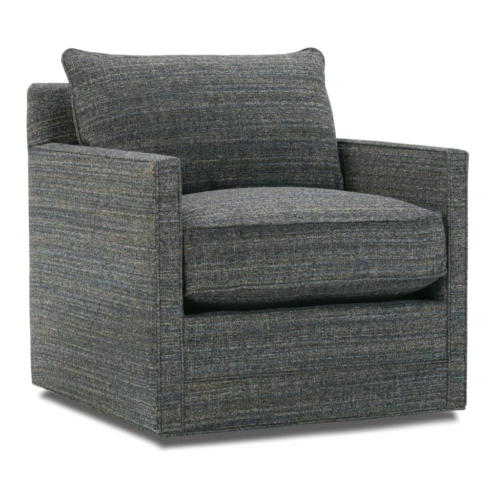 Rowe Furniture Springfield Upholstered Swivel Chair ~ Available to Custom Order In All Fabrics - Image 2
