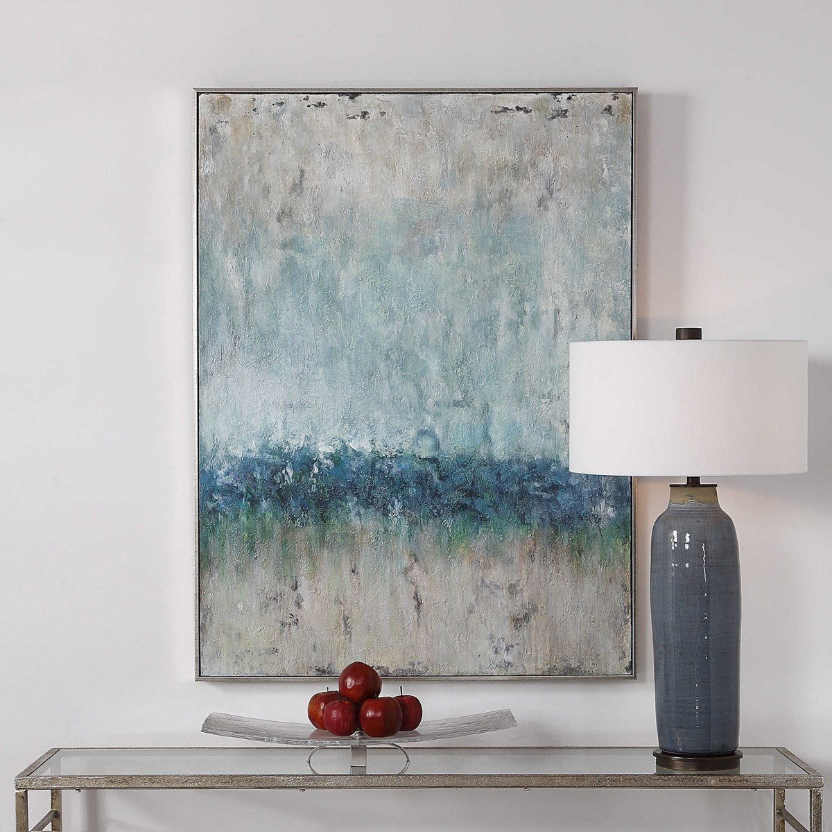 Uttermost Tidal Wave Coastal Hand Painted Canvas - Image 1