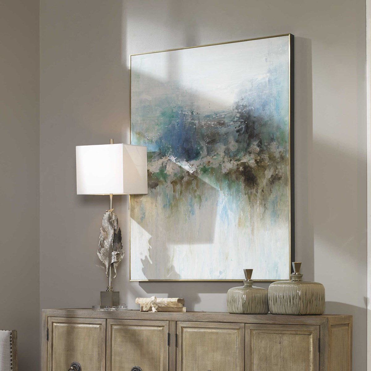 Uttermost Mountain Top Hand Painted Canvas - Image 3