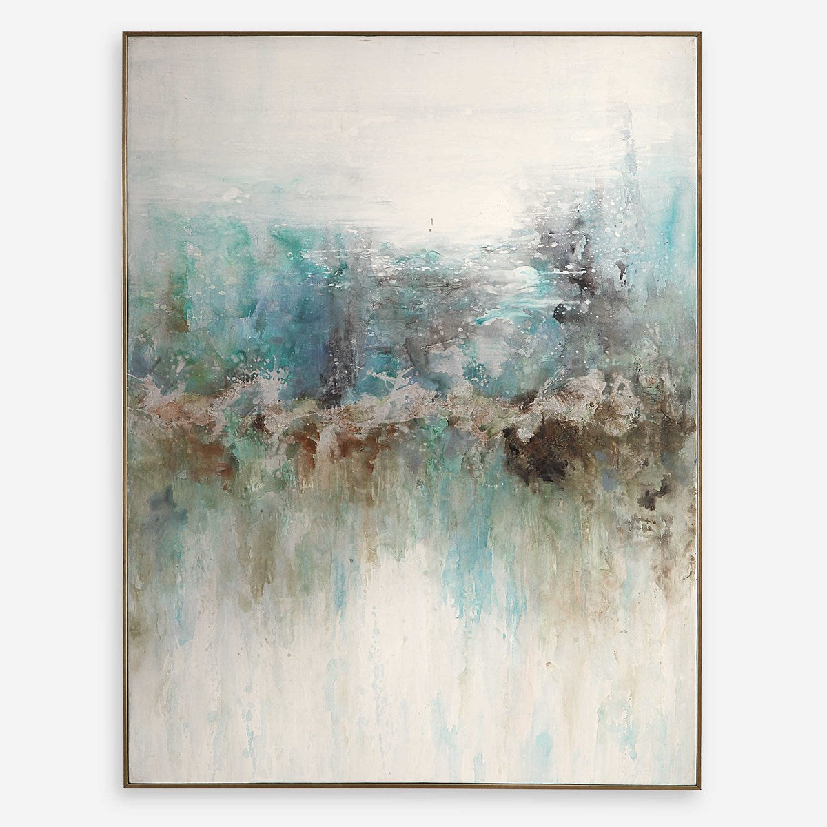 Uttermost Mountain Top Hand Painted Canvas - Image 1