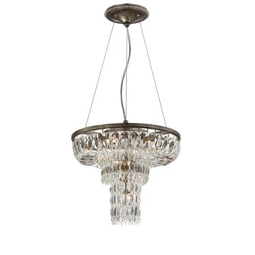 Rosalia Silver Nine Light Chandelier - Image 1