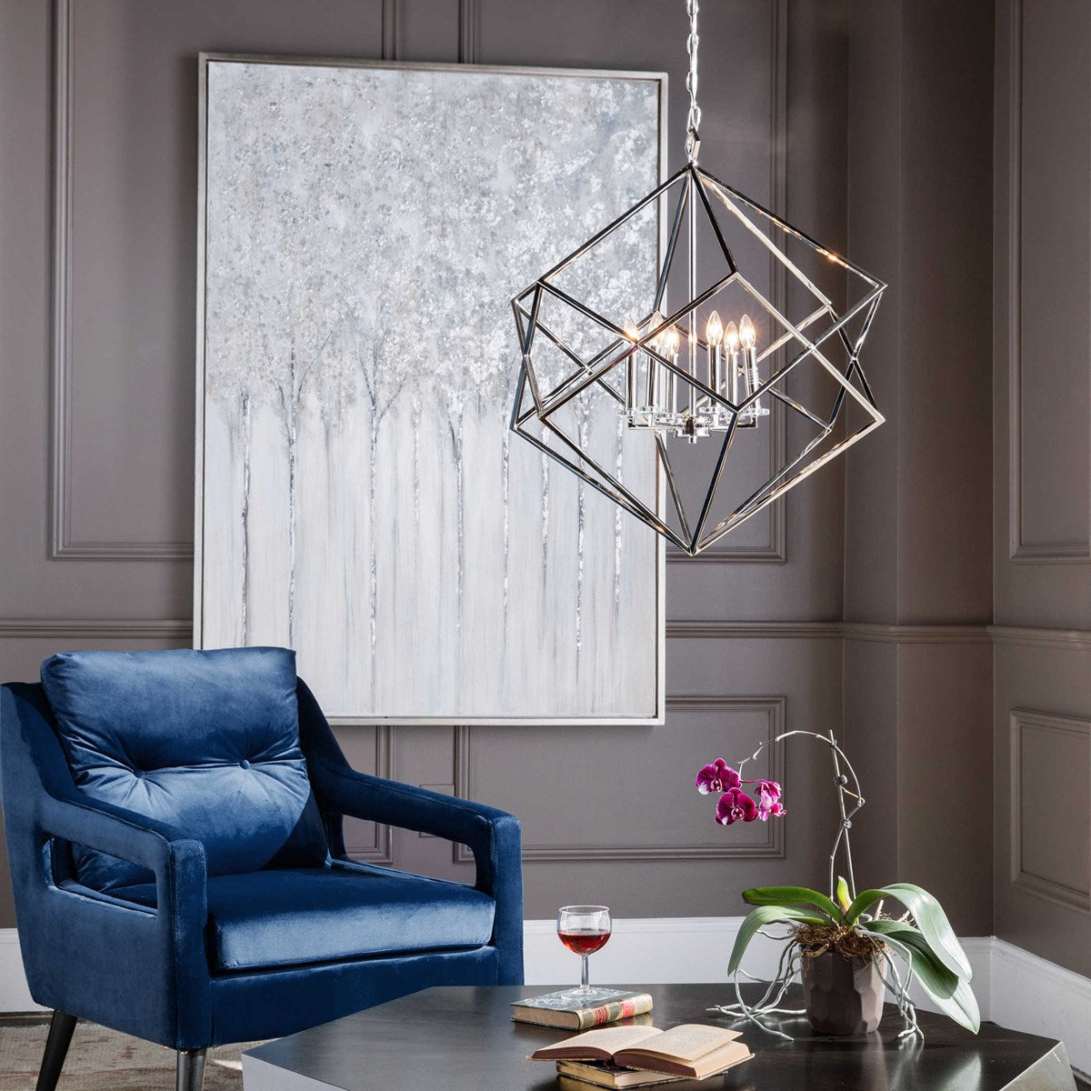 Uttermost Strength In Numbers Hand Painted Canvas - Image 3