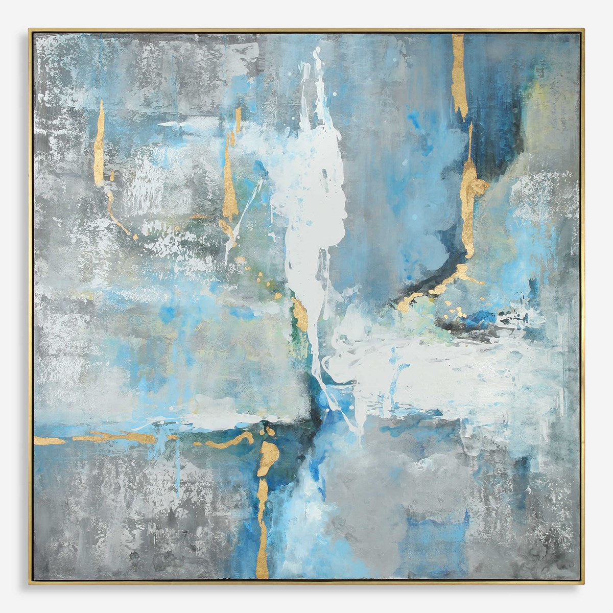 Uttermost Meditation Abstract Hand Painted Canvas - Image 2