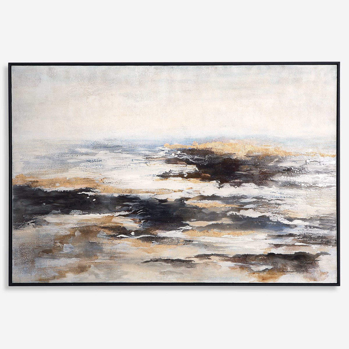 Uttermost Aftermath Modern Abstract Hand Painted Canvas - Image 2