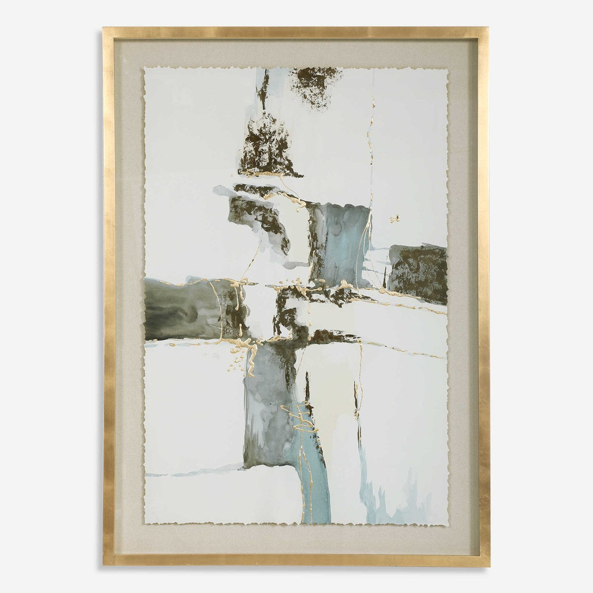 Uttermost Crosswalk Hand Painted Framed Print - Image 2