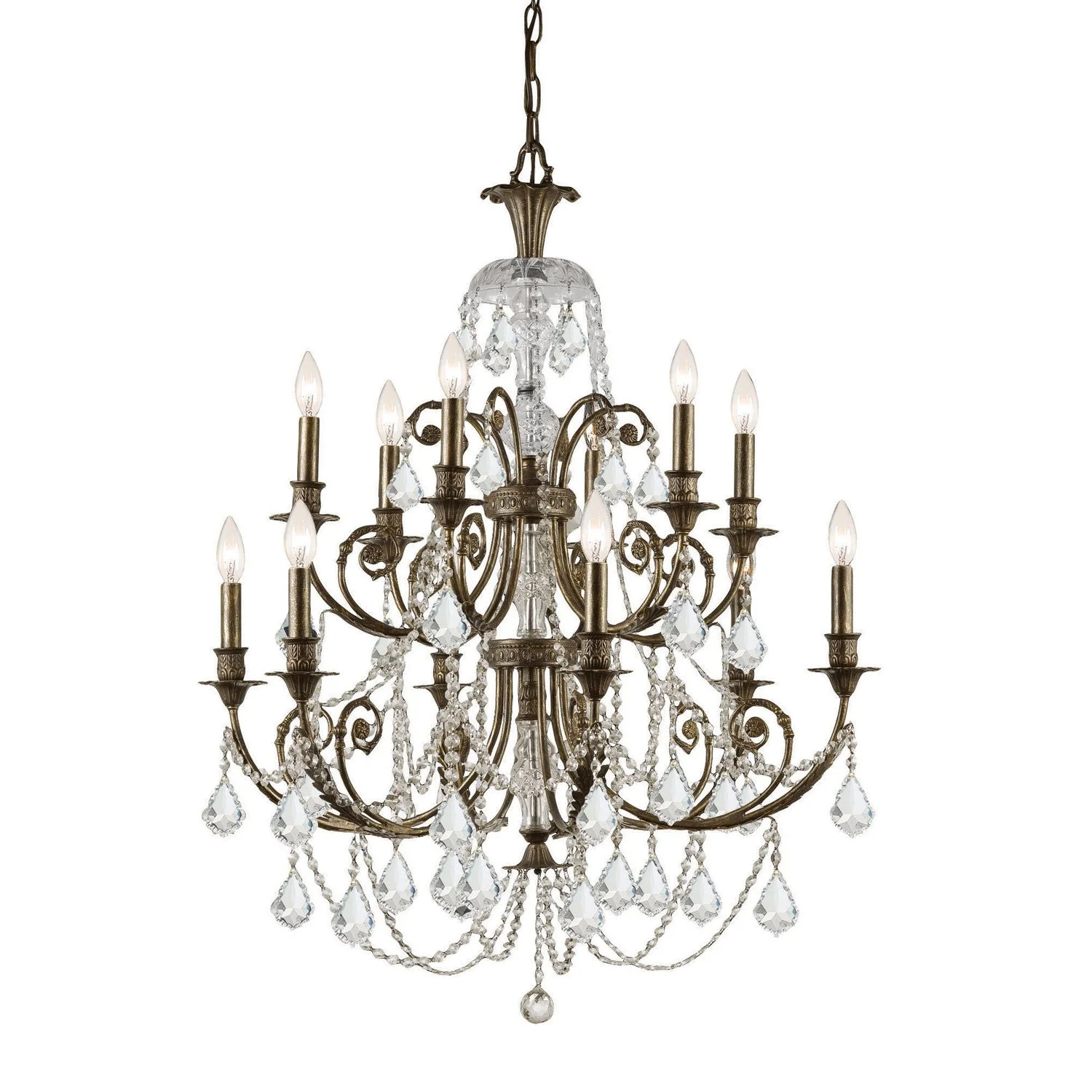 Strass Crystal Twelve-Light Chandelier - Image 1