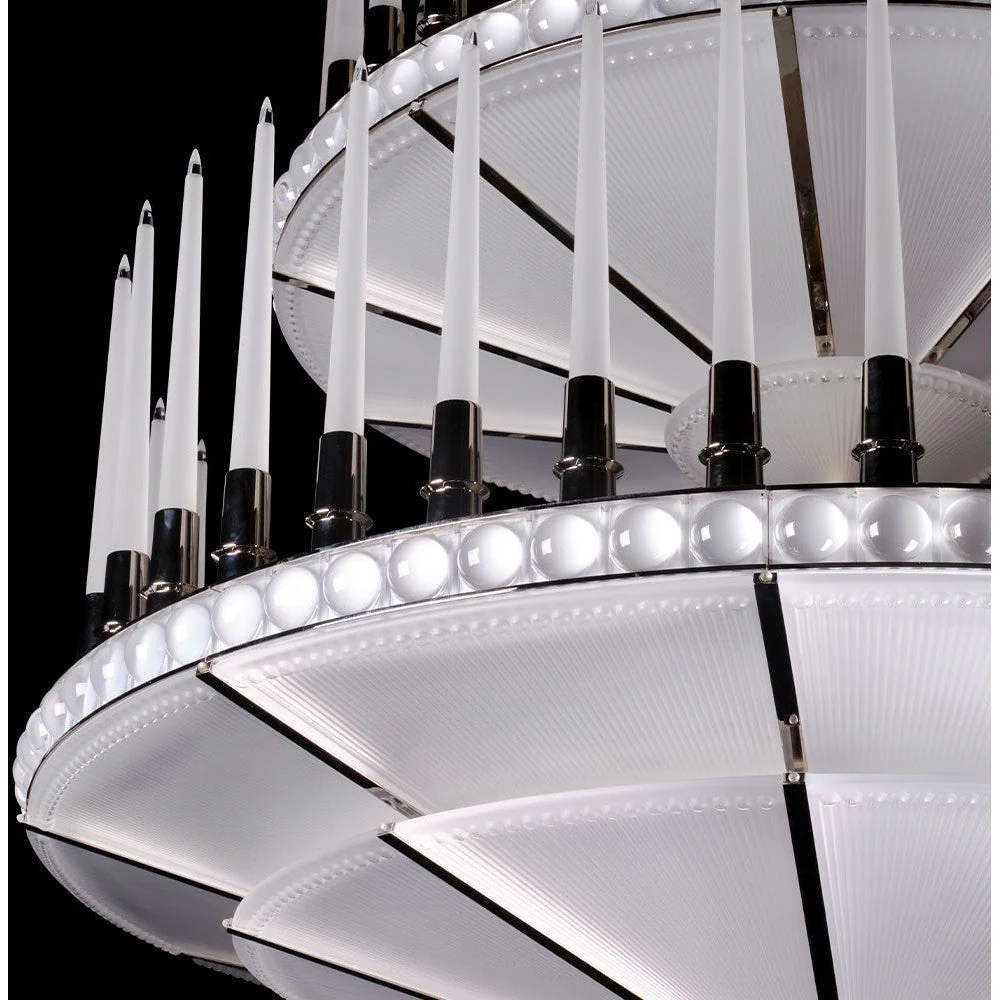 Lalique Perles Chandelier 3T D1340 - Image 3
