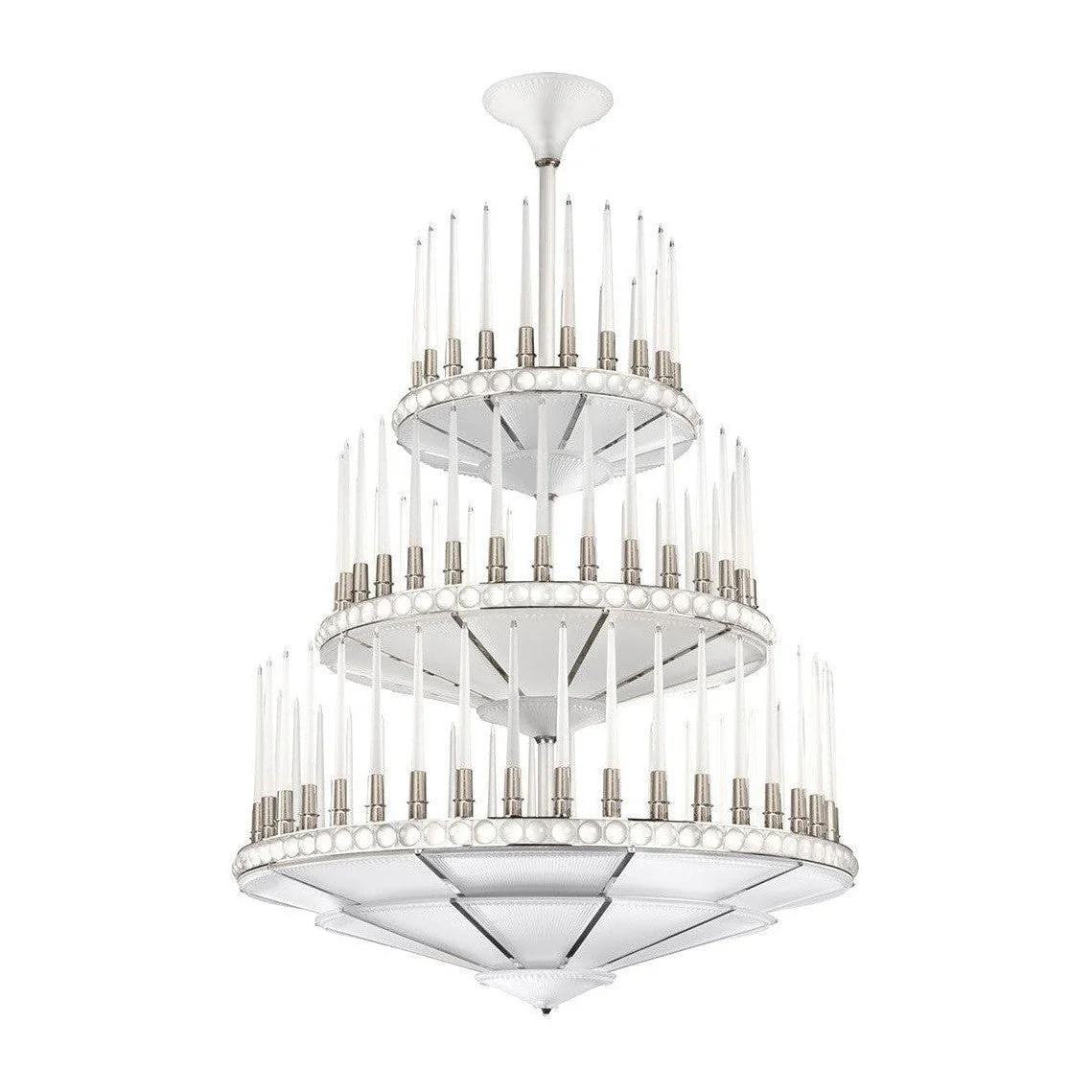 Lalique Perles Chandelier 3T D1340 - Image 1
