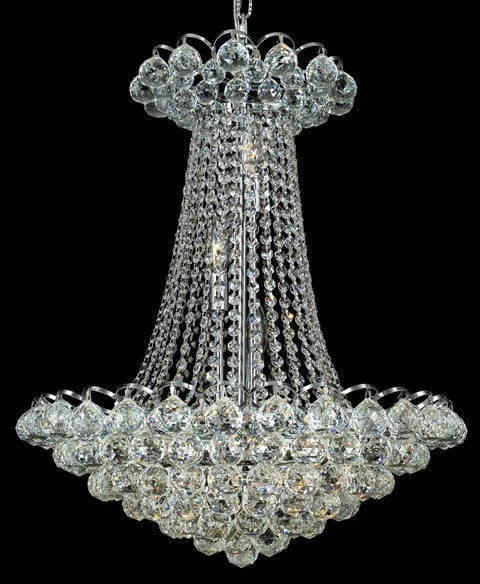13 Light crystal chandelier Chrome plated - Image 1