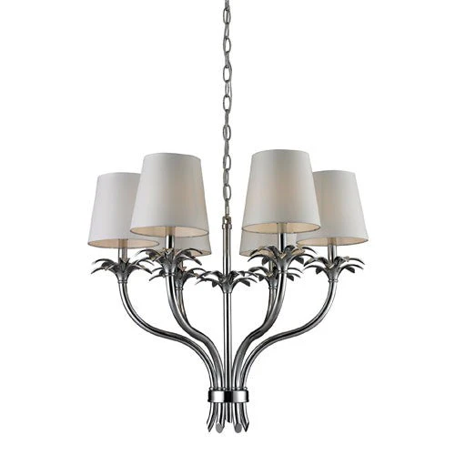 Carlisle Chrome Six Light Chandelier - Image 1
