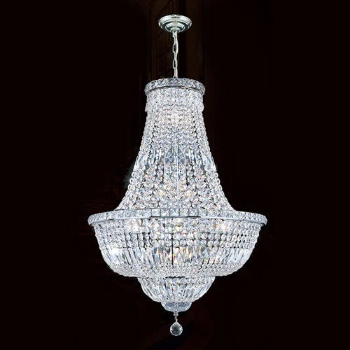 22-Light Chrome Finish with Clear-Crystals Chandelier - Image 1