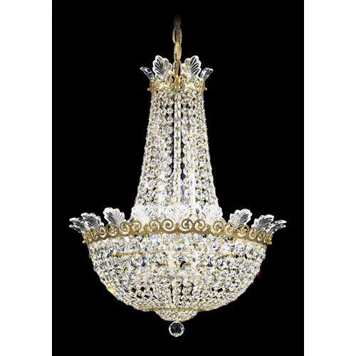 Roman Empire New Heirloom Gold 10-Light Clear Spectra Crystal Pendant, 16.5W x 20.5H x 16.5D - Image 1