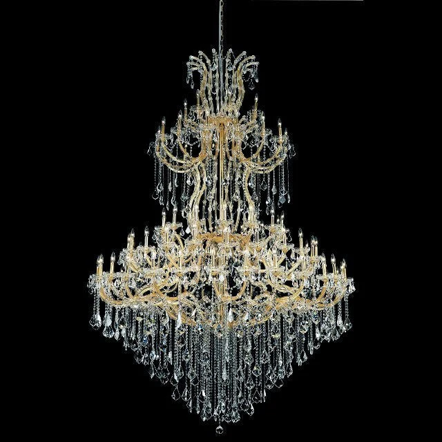 Maria Theresa Crystal Chandelier in gold plated finish - Image 1