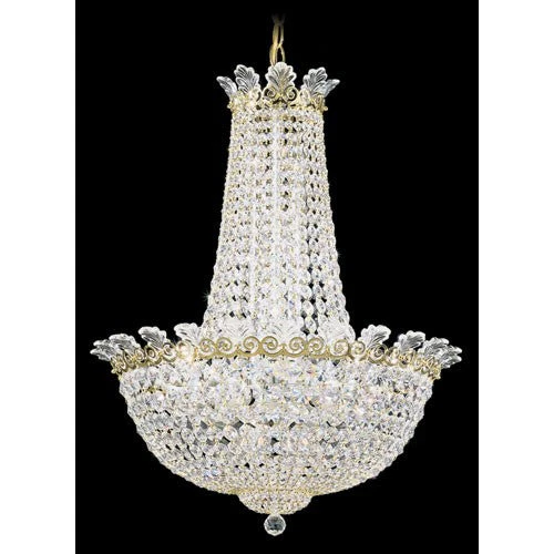 Roman Empire Polished Gold 16-Light Clear Spectra Crystal Pendant, 21W x 26H x 21D - Image 1