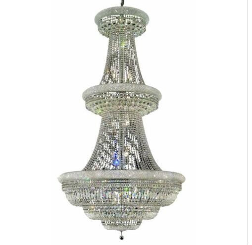 Forty-Two Light Chandelier with Clear Royal Cut Crystals - Image 1
