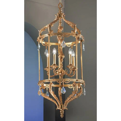 Europa French Gold Five-Light Lantern - Image 1