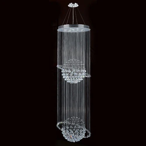 Corp Saturn 12-Light Chrome Finish with Clear-Crystals Chandelier - Image 1